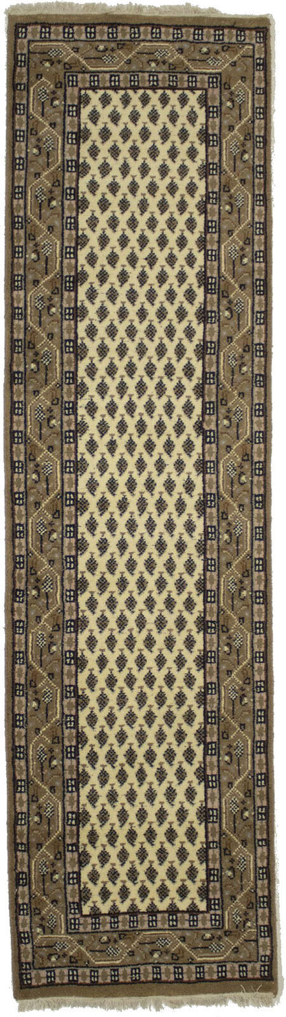 Floral Oriental Runner Rug Allover Design Wool