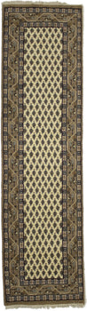 Floral Oriental Runner Rug Allover Design Wool