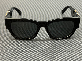 Versace Ve4479U Gb1 87 Black Grey Men'S 52 Mm Sunglasses