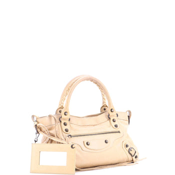 Balenciaga First Classic Studs Bag Leather