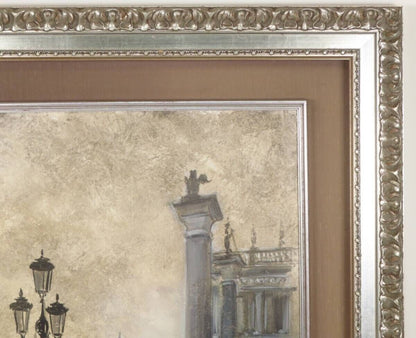Nate Giorgio - Venice Landscape Original Painting Oil On Canvas Signed Framed