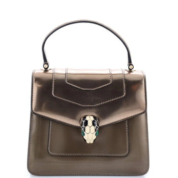 Bvlgari Serpenti Top Handle Bag Patent Small