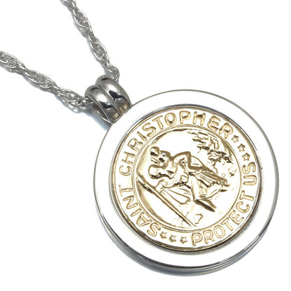 Tiffany&Co. Necklace St.Christopher Coin 925