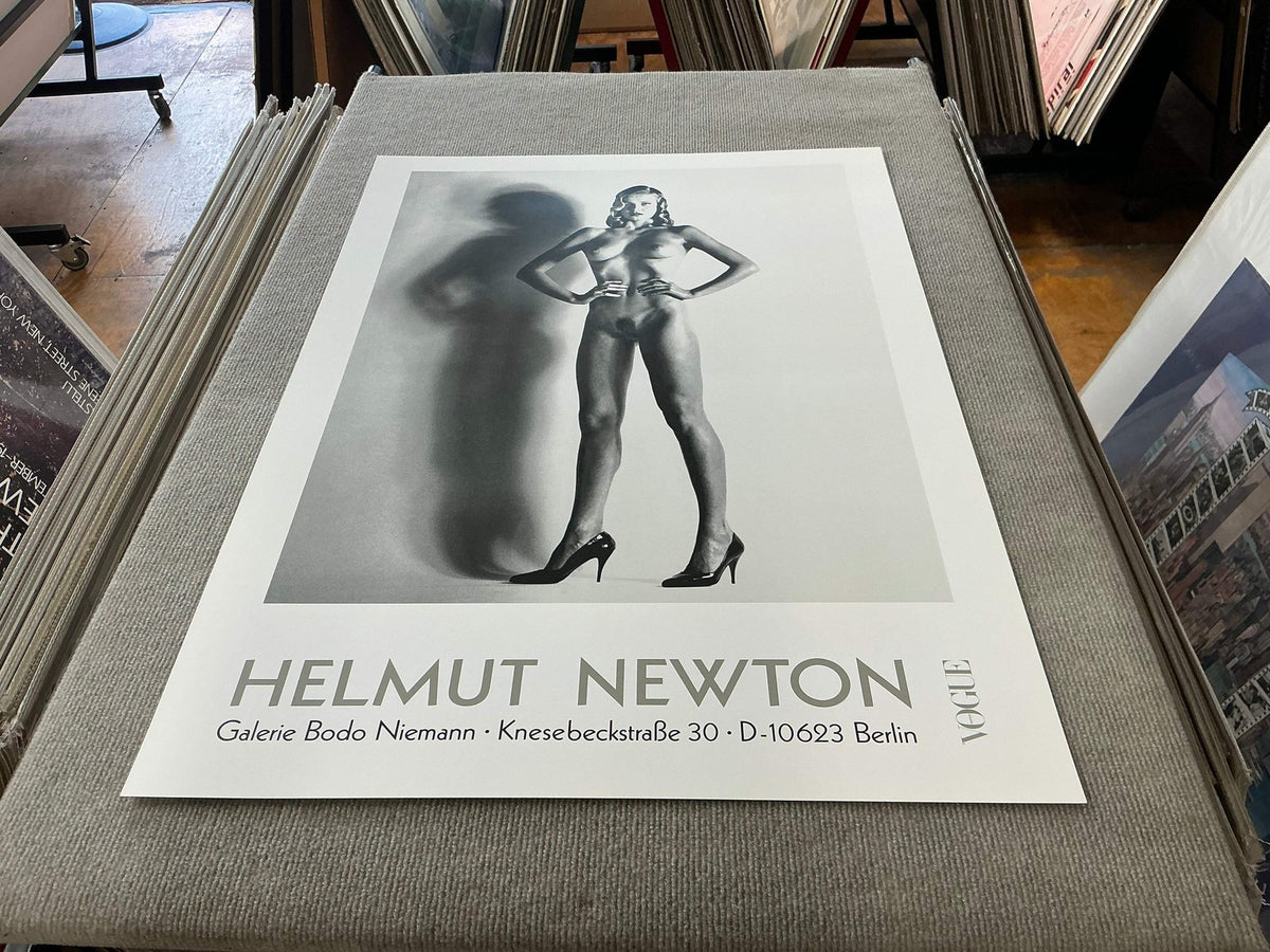 HELMUT NEWTON Big Nude 33" x 23.25" Poster 1992 Photography Black & White