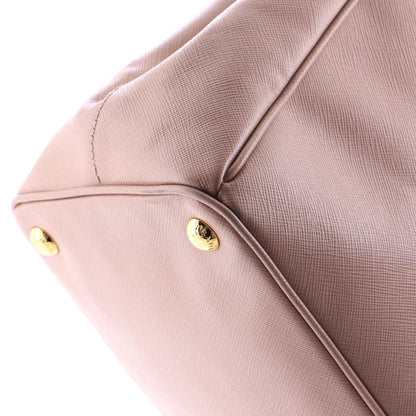 Prada Double Zip Lux Tote Saffiano Leather Medium