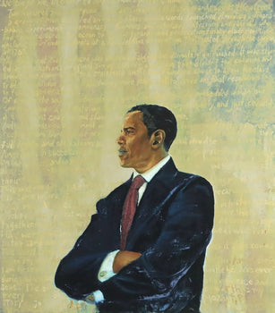 Chaz Guest President Obama Silkscreen Hc 44/50 Signed Contemporary Art Framed