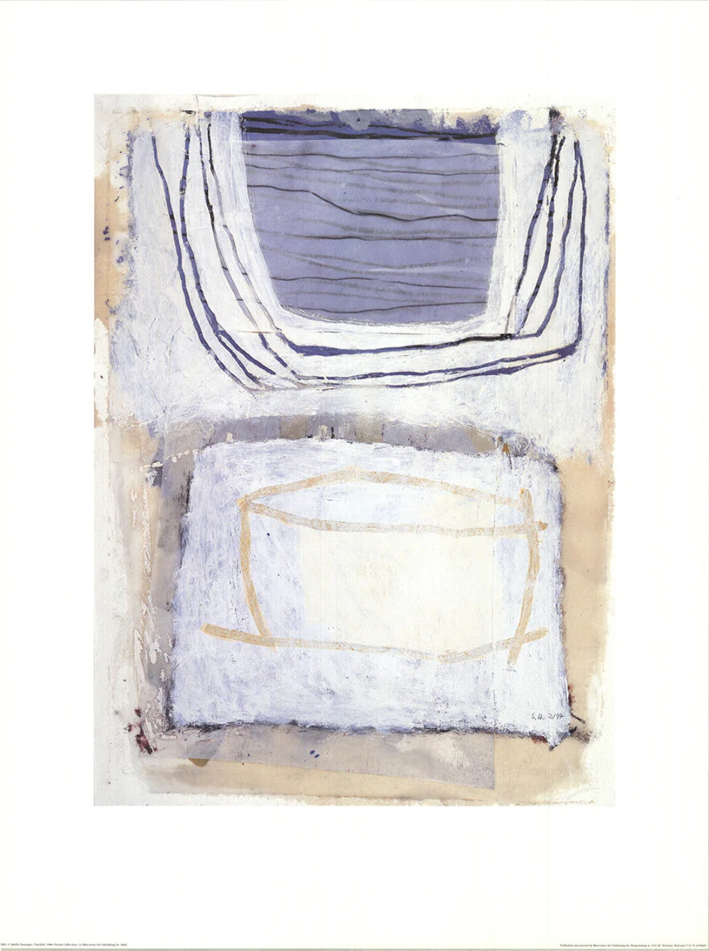 Antje Hassinger Untitled " Offset Lithograph Contemporary