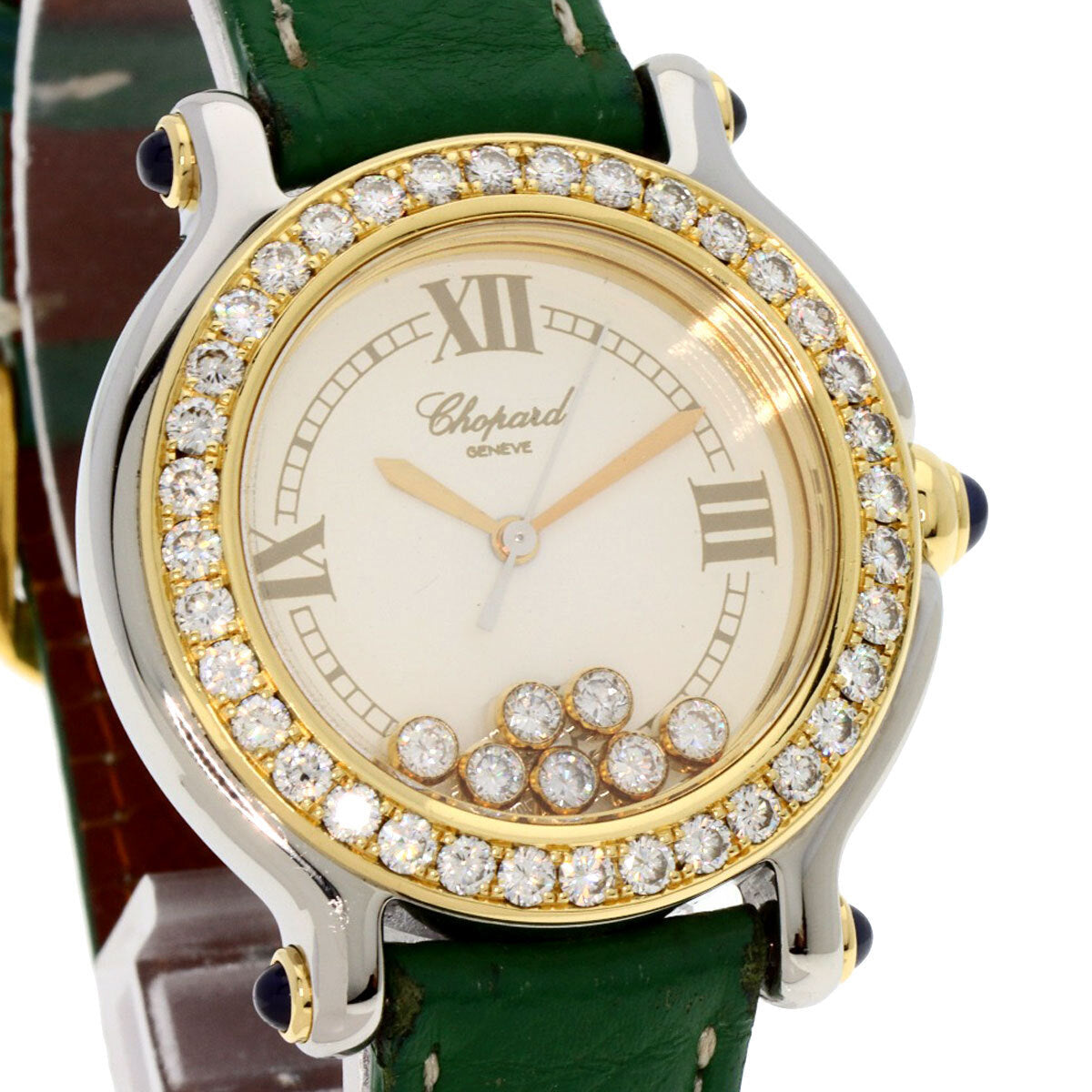 Chopard Happy Sports 7P Bezel Diamond Watches 27/8237-23/11 Stainless Steel/...