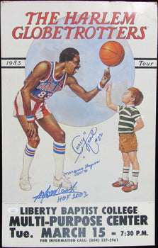 Neal/Haynes/Lemon Globetrotters Multi-Signed