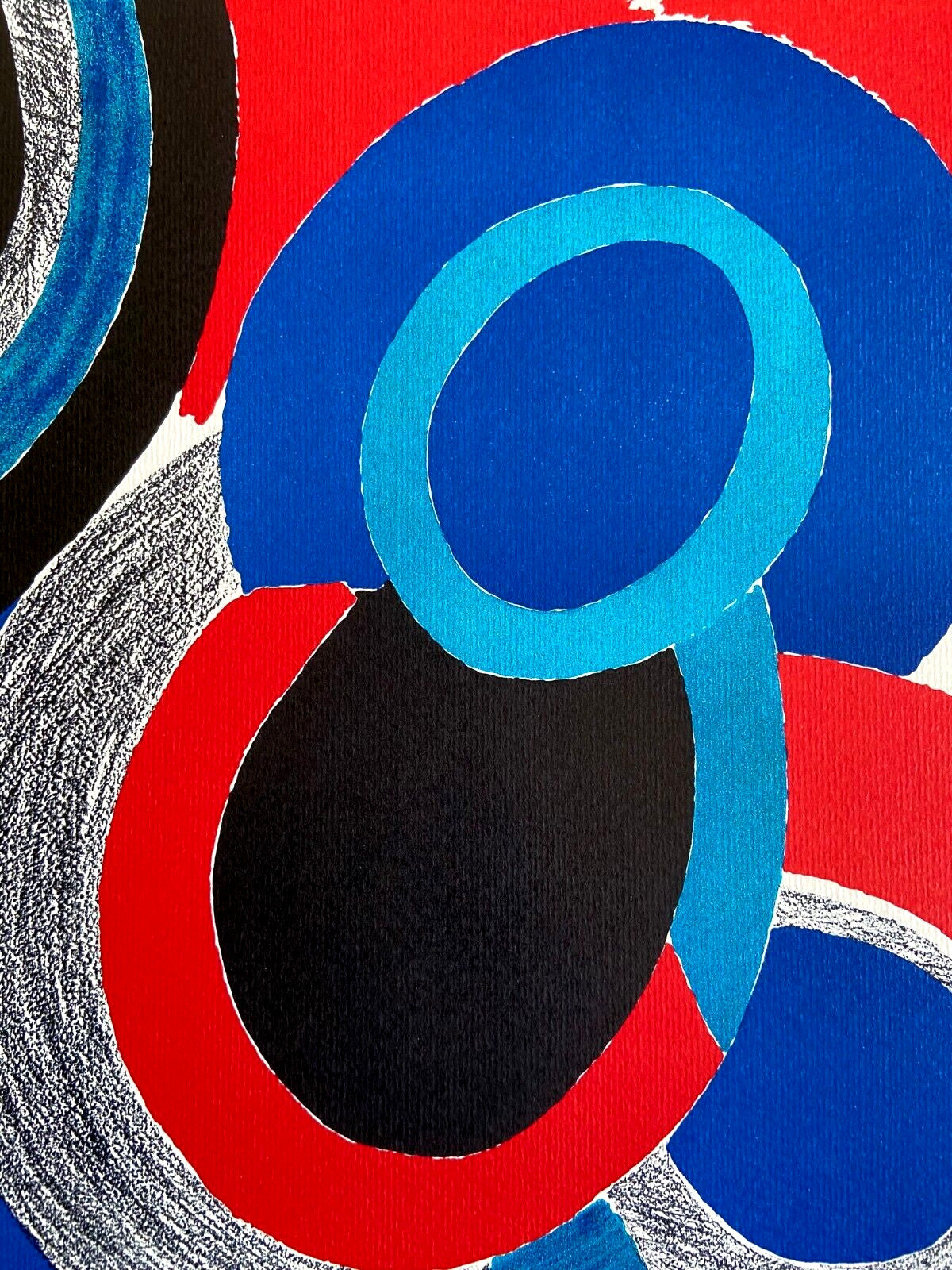 Sonia Delaunay Lithograph Coa Signed In Pen