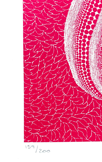Yayoi Kusama Lithograph Mori Museum Coa Numbered Limited To 200
