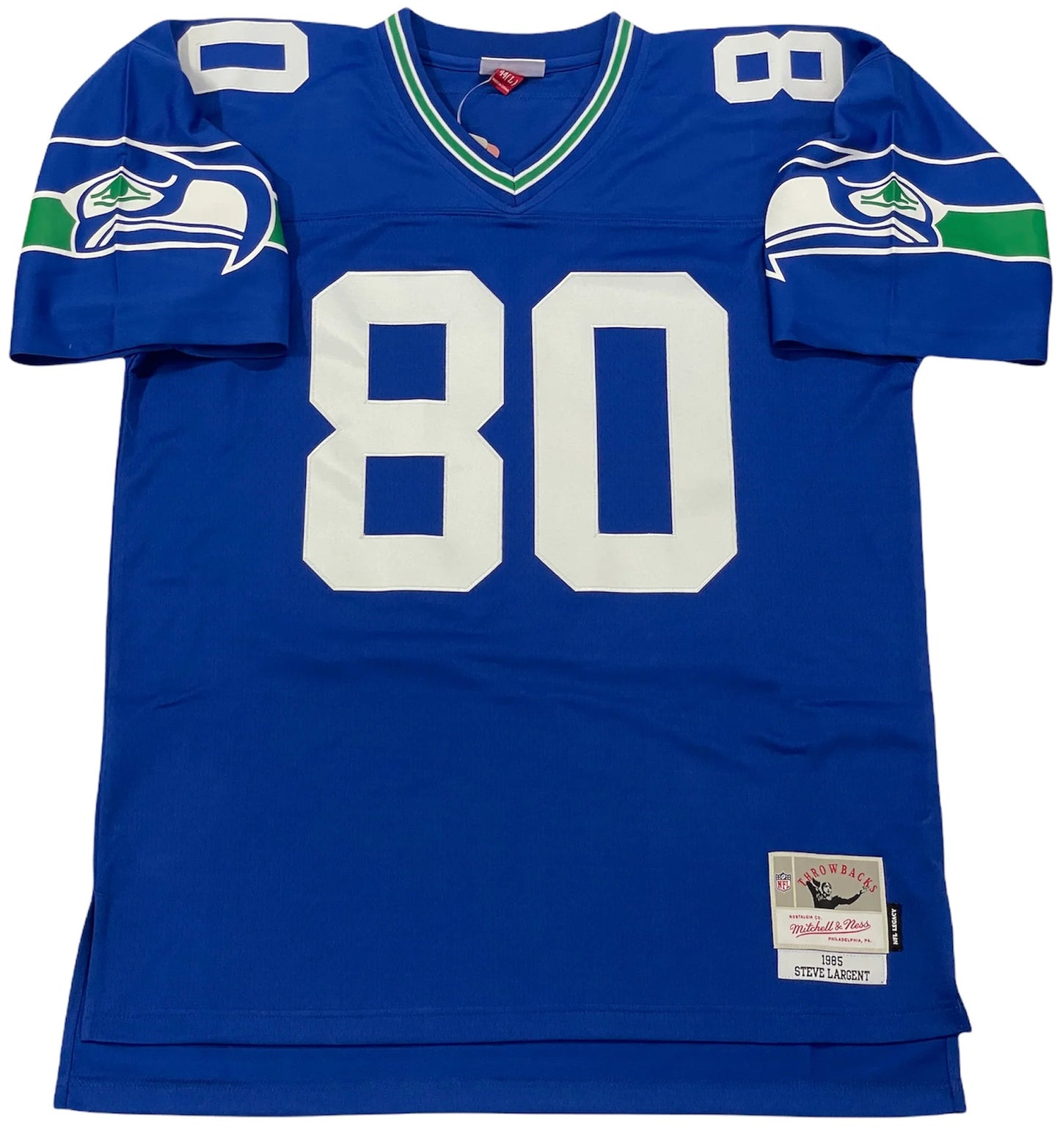 Steve Largent "Hof 95" Autographed Seattle Seahawks Authentic Jersey (Fanatics)