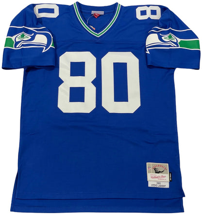 Steve Largent "Hof 95" Autographed Seattle Seahawks Authentic Jersey (Fanatics)