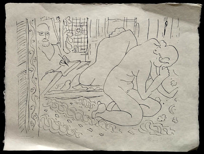 Henri Matisse Lithograph 1960 Coa Signed By Hand Numbered By Hand Collection