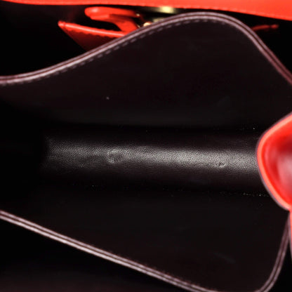 Bvlgari Serpenti Forever Top Handle Bag Leather And Stingray Small