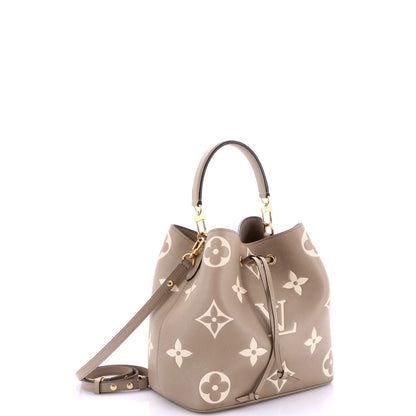 Louis Vuitton Neonoe Handbag Bicolor Monogram Empreinte Giant Mm
