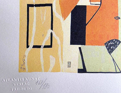 Le Corbusier Lithograph Coa Signed Numbered By