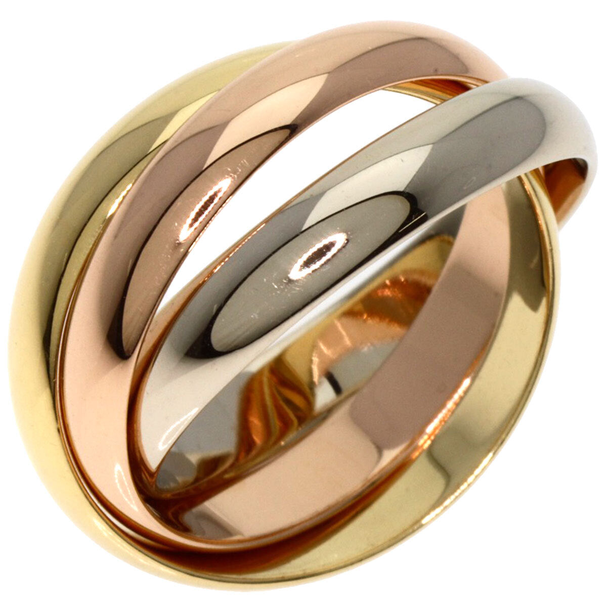 Cartier   Ring Trinity #52 K18 Yellow Gold K18
