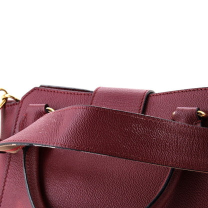Burberry Buckle Tote Leather Small