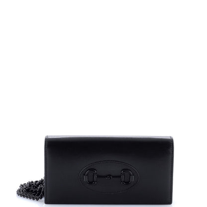 Gucci Horsebit 1955 Chain Wallet Leather