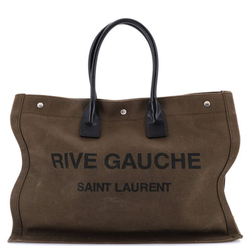 Saint Laurent Rive Gauche Shopper Tote Canvas Large