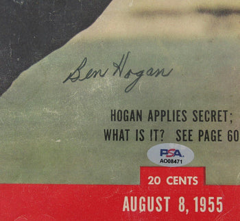 Ben Hogan Signed/Auto August 8, 1955 Life