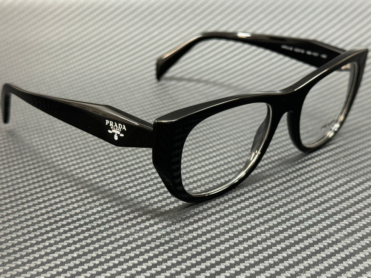 PRADA PR A18V 16K1O1 Black Women's 50 mm Eyeglasses