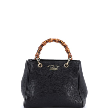 Gucci Bamboo Shopper Tote Leather Mini