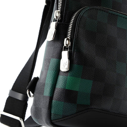 Pixel Louis Vuitton Avenue Sling Bag Limited Edition Damier Graphite
