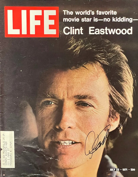 Clint Eastwood Autographed Life Magazine (Jsa)