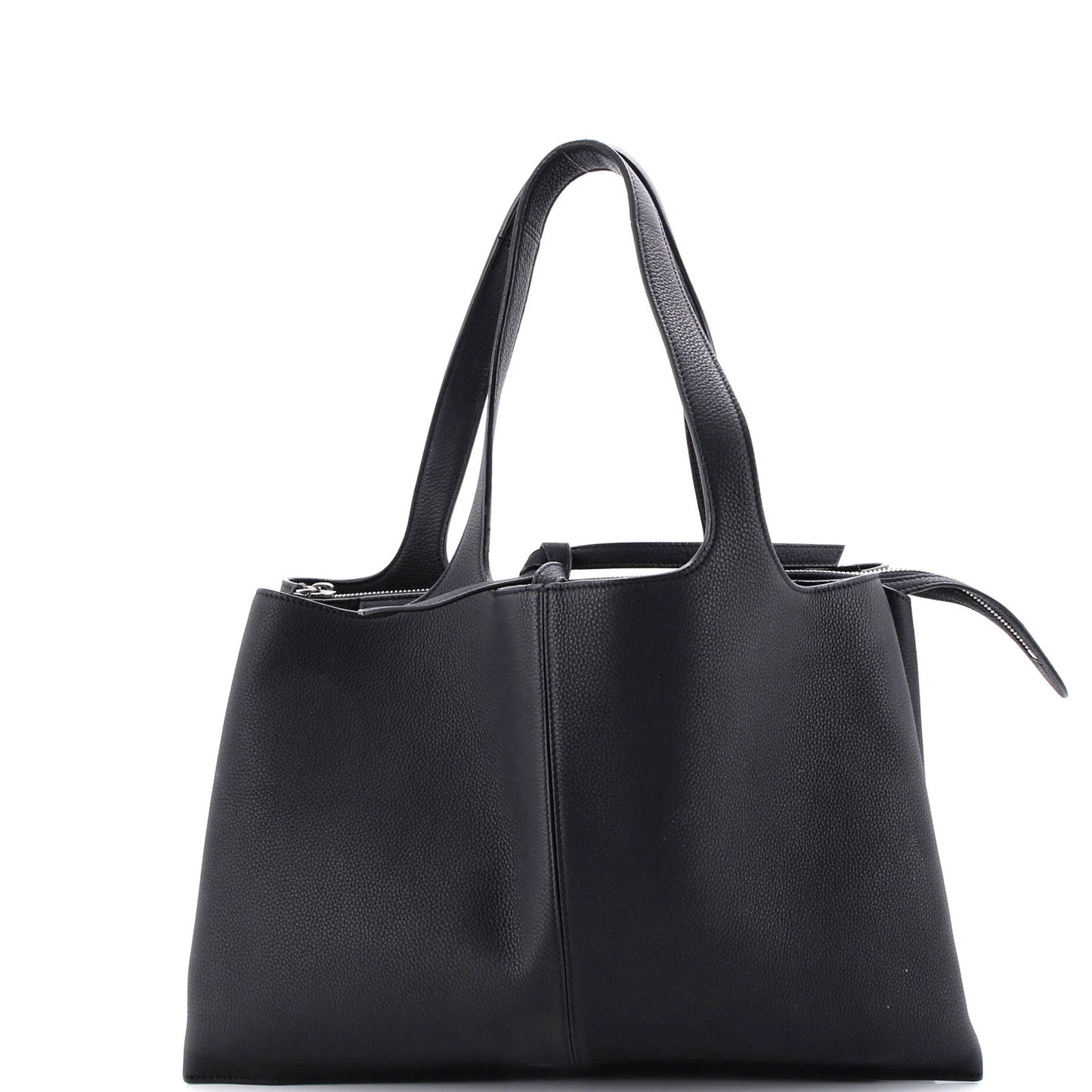 Celine Tri-Fold Shoulder Bag Grained Calfskin Medium