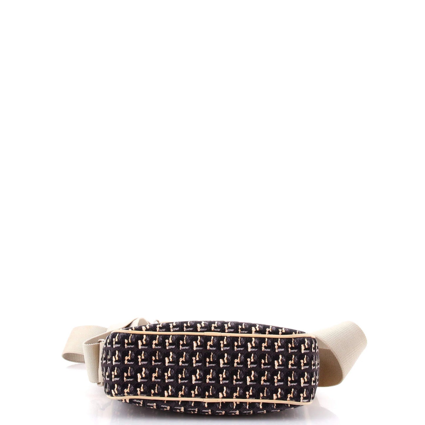 Chanel Vintage Clover Camera Bag Printed Canvas Small