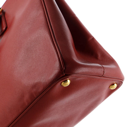 Prada Double Zip Lux Tote Saffiano Leather Large