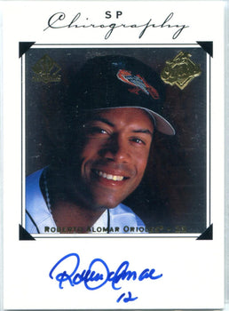 Roberto Alomar 1998 Upper Deck Sp Authentic Autographed Card