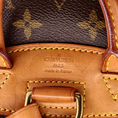 Louis Vuitton Vintage Montsouris Backpack Monogram Canvas Pm