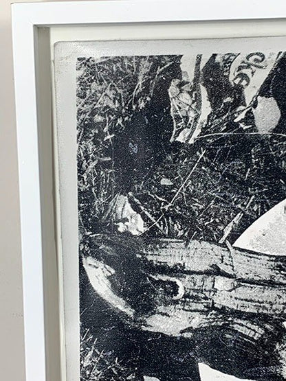 Geoffrey Hendricks "Flux Place Mat" 1973 Silk Screen On Cloth Fluxus Conceptual