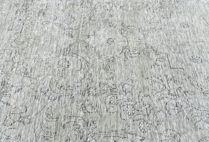 Vintage Stone-Washed Oriental Rug Distressed