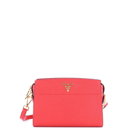 Prada Bibliotheque Crossbody Saffiano Leather