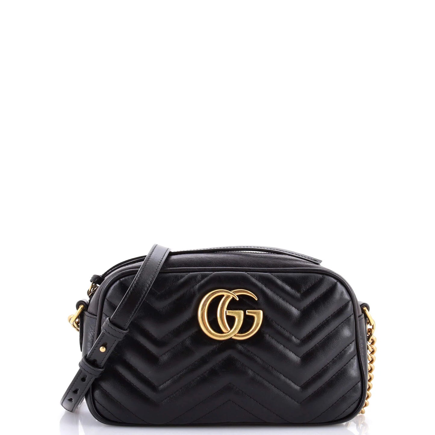Gucci Gg Marmont Shoulder Bag Matelasse Leather Small
