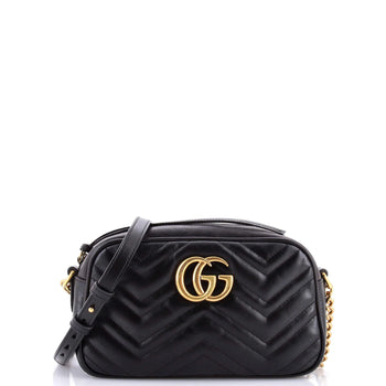 Gucci Gg Marmont Shoulder Bag Matelasse Leather Small