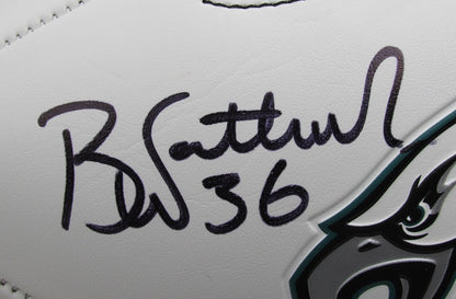 Brian Westbrook Signed/Inscribed Eagles Logo Football 193091