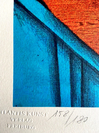 Juan Gris Lithograph Coa Hand-Numbered Signed - Piet Mondrian