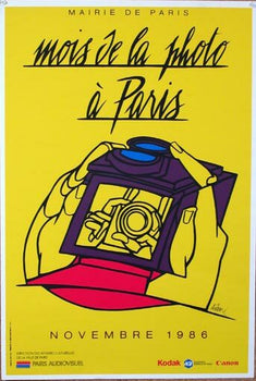 Mois De La Photo By Valerio Adami 1986 Original Serigraphie