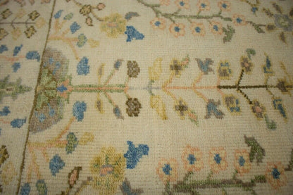3X14 Ft Handmade Floral Oriental Runner Rug Osh