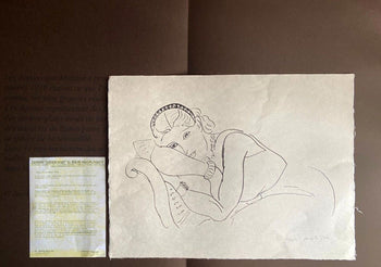 Henri Matisse Lithograph 1960 Contract