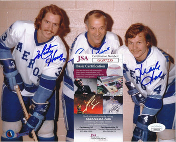 Gordie, Mark, Marty Howe Aeros