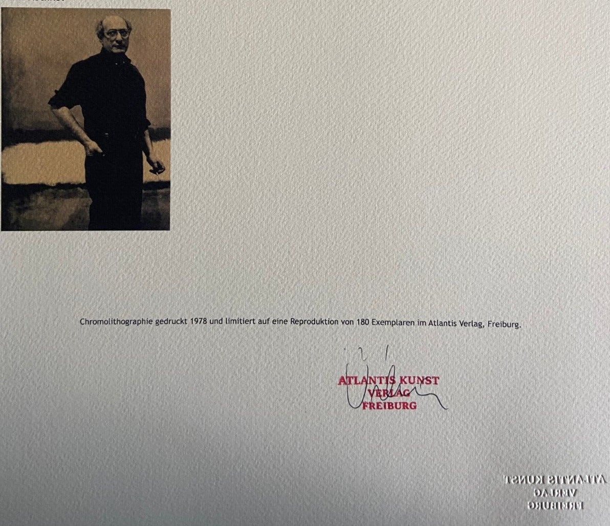 Mark Rothko Lithograph Coa Signed Numbered Limited 180 Ex Stamp