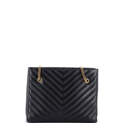 Saint Laurent Tribeca Shopping Tote Matelasse Chevron Leather Medium