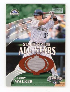 Larry Walker 2001 Topps Stadium Club All-Stars #Scas-Lw Card 1564/2400