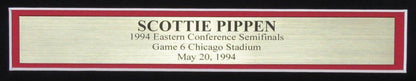 Scottie Pippen Hof Autographed 16X20 Photo Bulls